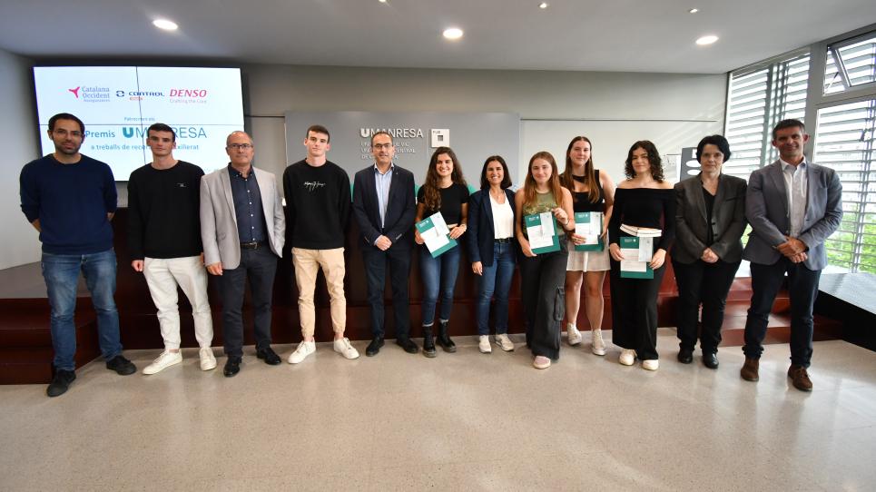 Treballs de recerca de batxillerat d’estudiants de Rubí, Vilafranca del Penedès i Esparreguera en guanyen la XXII edició dels Premis UManresa 